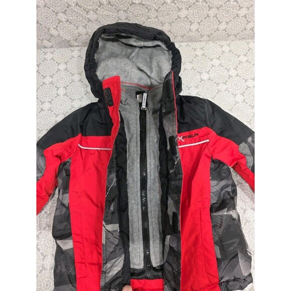 Boys 3T Warm Insulated Hooded Puffer Coat 3T Zero Xposure Snow Ice Child Kids - Picture 3 of 8